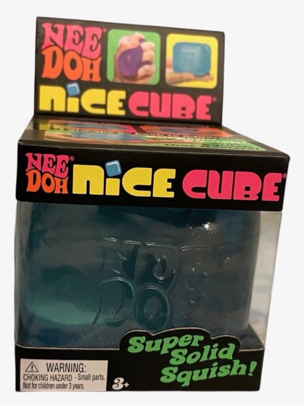 Nice Cube Super Solid Squish Toy - Blue